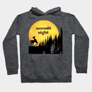 moon shadow,moonlit night Hoodie